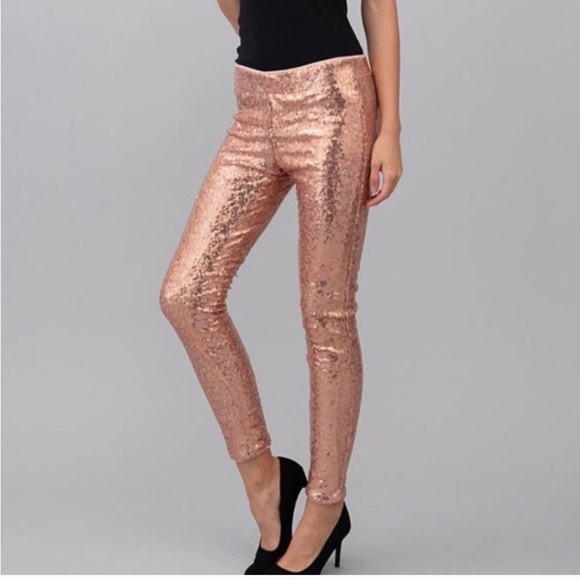 Pants - Pink sequin pants